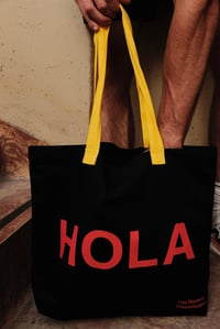 Image 1 of Hola Adios Tote Bag Black