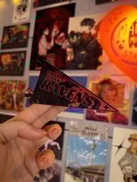 Image 1 of Edgar Allan Ravens Flag - Vinyl Sticker | All for the Game