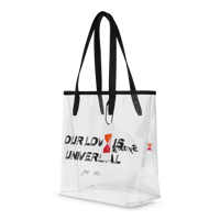 Image 2 of ‘CHANCE ELIJAH’ | ‘SYNERGY’ Clear Tote Bag