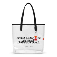 Image 1 of ‘CHANCE ELIJAH’ | ‘SYNERGY’ Clear Tote Bag