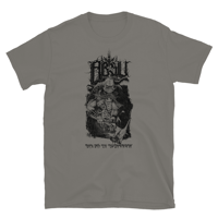 Image 1 of ABSU - TIPHARETHIAN EIDOLON - BLACK PRINT (CHARCOAL, WHITE, MILITARY GREEN, GRAPHITE HEATHER, RED)