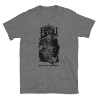 Image 5 of ABSU - TIPHARETHIAN EIDOLON - BLACK PRINT (CHARCOAL, WHITE, MILITARY GREEN, GRAPHITE HEATHER, RED)