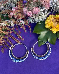 Image 2 of Just The Blues Woven Hoops