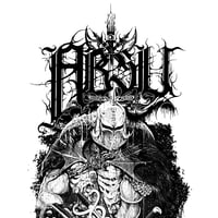 Image 3 of ABSU - TIPHARETHIAN EIDOLON - BLACK PRINT (CHARCOAL, WHITE, MILITARY GREEN, GRAPHITE HEATHER, RED)