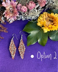 Image 2 of Earth Tone Mini Earrings