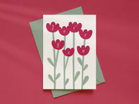 'Love you' Floral Card 