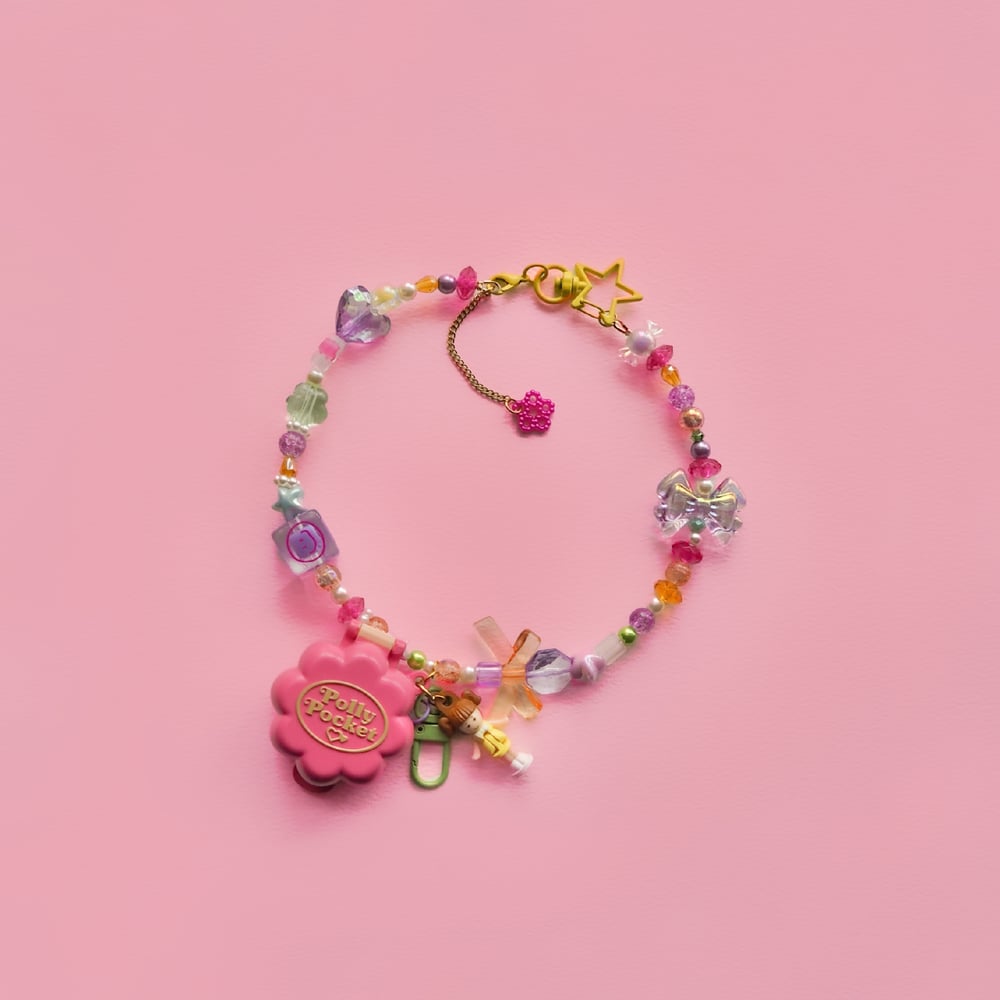 Image of pink Polly necklace