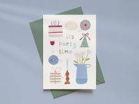 'It's Party Time' Card
