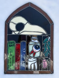 Image 1 of Stained Glass Curiosity Cabinet