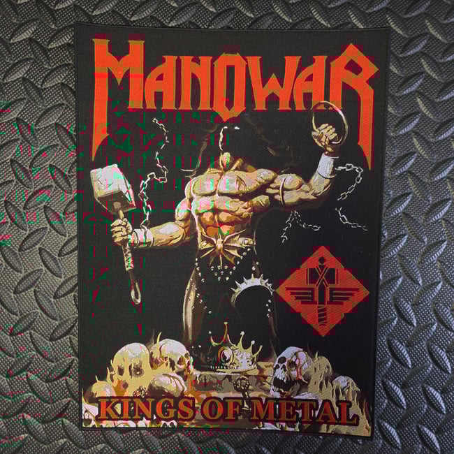 Manowar Woven Back Patch