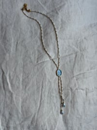Image 2 of Labradorite and Pearl Bolo