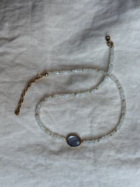Image 2 of Rainbow Moonstone and Chocolate Moonstone Choker