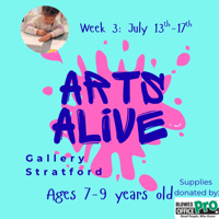 Arts Alive Ages 7-9; July13-17