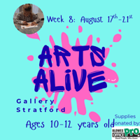 Arts Alive Ages 10-12; August 17-21