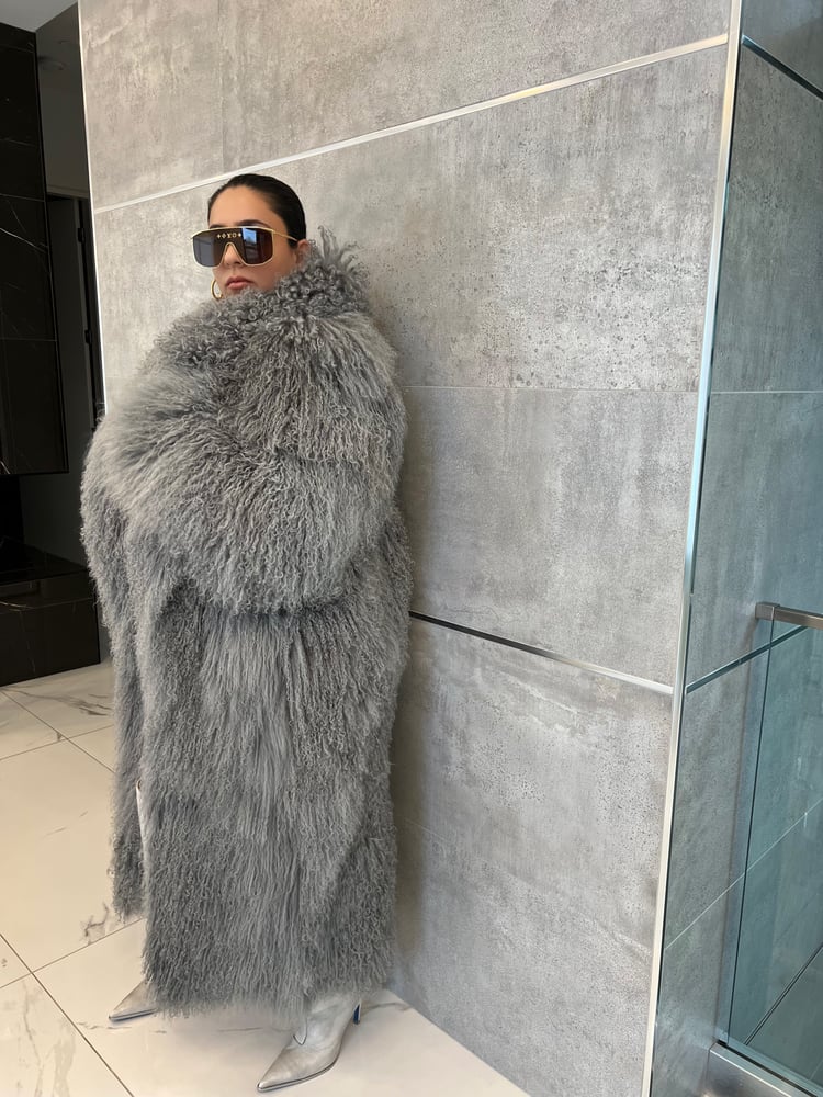 Image of Mongolian Fur Coat (flap collar)