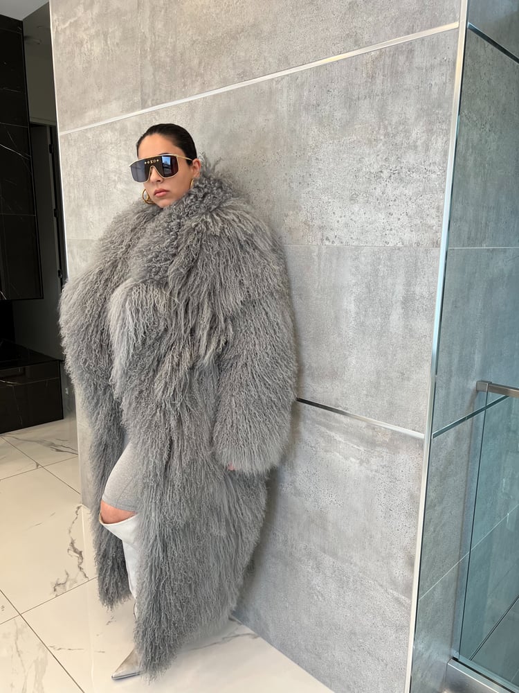 Image of Mongolian Fur Coat (flap collar)