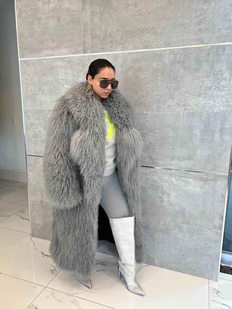 Image of Mongolian Fur Coat (flap collar)