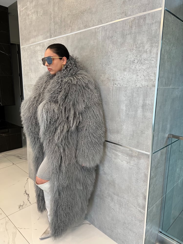 Image of Mongolian Fur Coat (flap collar)