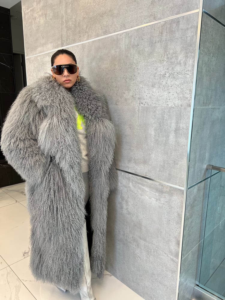 Image of Mongolian Fur Coat (flap collar)