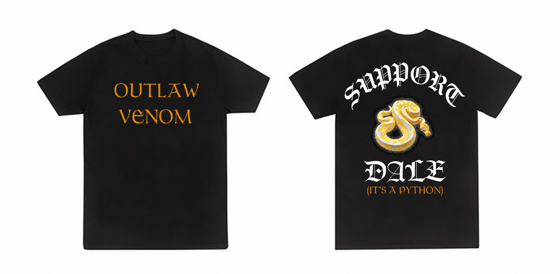 Image of OUTLAW VENOM - SUPPORT DALE