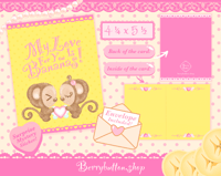 Image 1 of Monkey Love Card