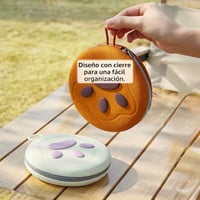 Image 2 of Doble Plato Plegable para Perros – Ideal para Viajes y Paseos