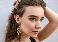 Image 1 of Snake Dangle Earrings
