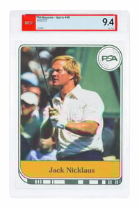 Image 1 of PSA GRADED COLLECTORS PSA MAGAZINE – SPORTS #40 APRIL 2025 JACK NICKLAUS [2025]