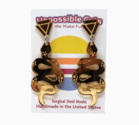 Image 3 of Snake Dangle Earrings