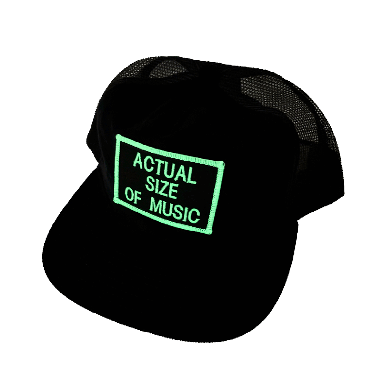 Actual Music Hat Black (glow in the dark)