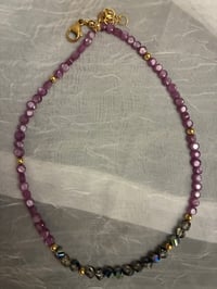 Image 2 of Sapphire & Ruby Twilight Necklace