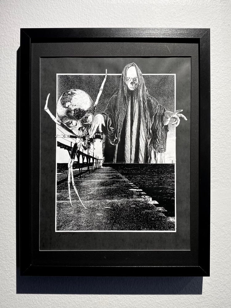 Image of 'lighthouse reaper' original collage