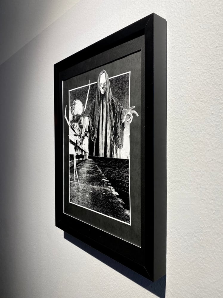 Image of 'lighthouse reaper' original collage