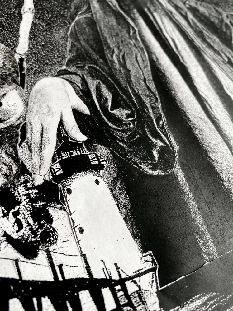 Image of 'lighthouse reaper' original collage