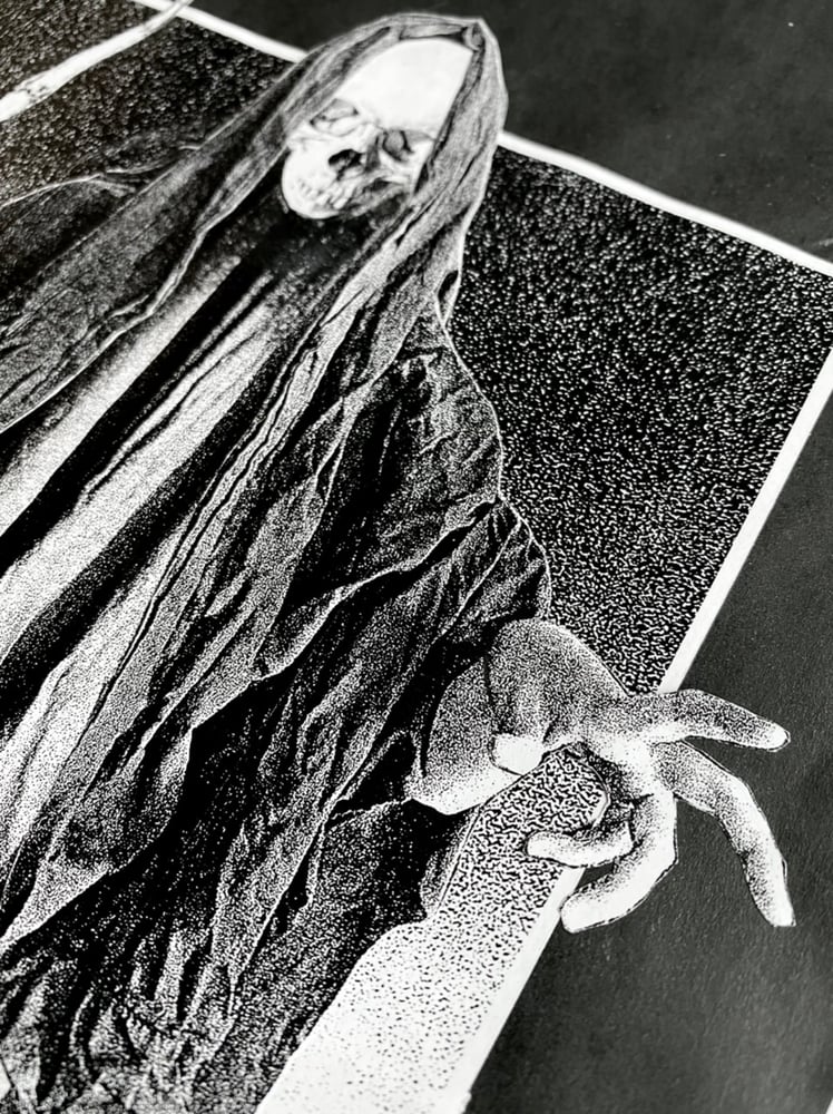 Image of 'lighthouse reaper' original collage