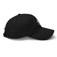Image 3 of ABSU - CREST OF CYTHRÁUL HAT (WHITE PRINT) DTFLEX (DIRECT TO FILM PRINTING)