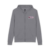 Image 2 of Pink Splatterpunk with a Heartbeat Full-Zip Hoodie 