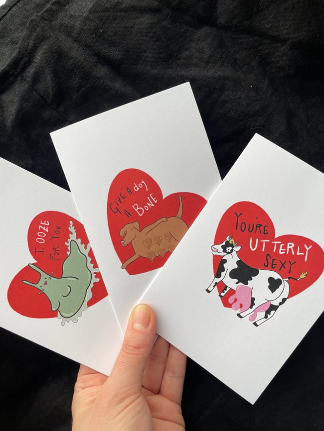 Schmexy Valentine’s Day Cards