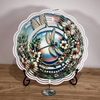Image 1 of 9  inch Sublimated Wind Spinners With Charm - Page 1