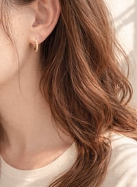 Image 3 of Tiny Ruby Stud Earring (SINGLE)