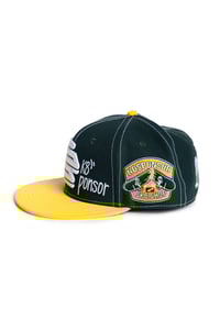 Image 2 of GREEN/ YELLOW SK8 FITTED
