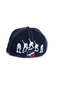 Image 3 of BLUE / RED SK8 FITTED