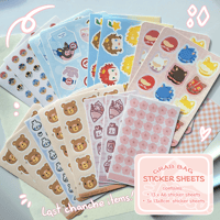 16 sticker sheets GRAB BAG 