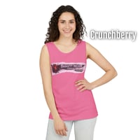 Image 1 of Pink Splatterpunk with a Heartbeat Tank Top 