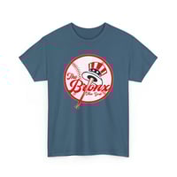 Image 3 of “The Bronx” Vintage Yankees Hat & Bat parody T‑Shirt