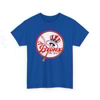 Image 5 of “The Bronx” Vintage Yankees Hat & Bat parody T‑Shirt