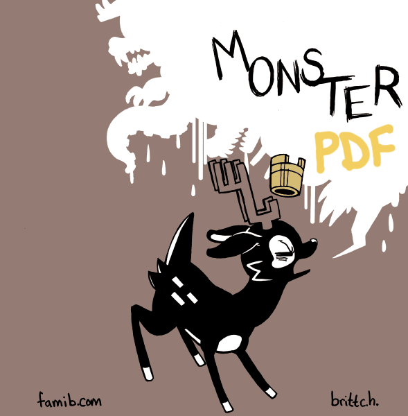 Image of Monster mini-comic PDF