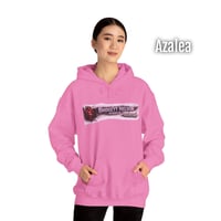 Image 2 of Pink Splatterpunk with a Heartbeat Hoodie 