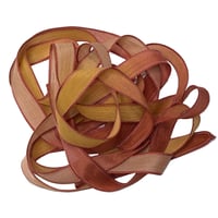 Image 5 of 1PC. CHILI PEPPERS 42" Hand Dyed Finished Edge Silk Wrist Wrap Bracelet/Jewelry/Craft Ribbons