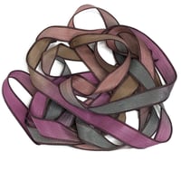 Image 5 of 1PC. QUEST 42" Hand Dyed Finished Edge Silk Wrist Wrap Bracelet/Jewelry/Craft Ribbons
